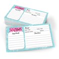 thumbnail image 1 of 321Done Tarjetas De Recetas Pequeñas De 3 X 5 (Juego De 50) – Mason Jar – Cartulina Gruesa De Doble Cara Premium – Hecho En Estados Unidos – Notas Rústicas De Color Rosa Y Verde Azulado De, 1 of 5
