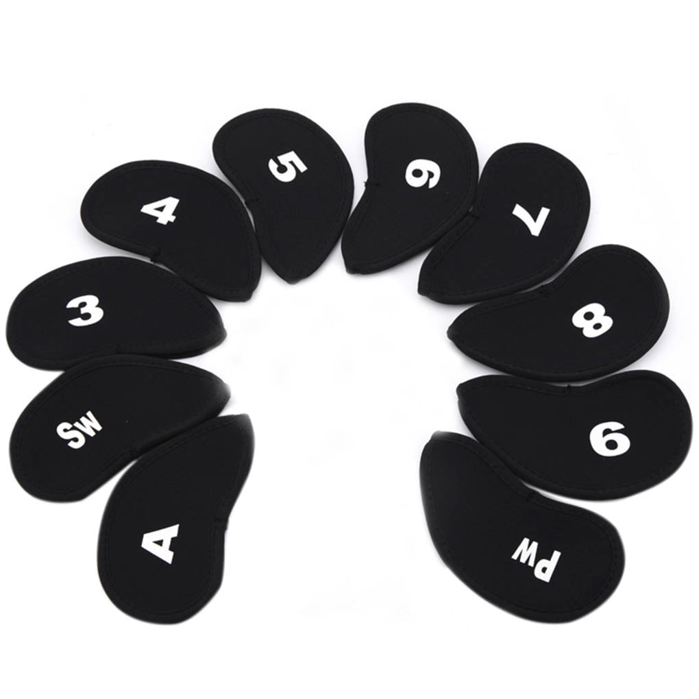Christmas Clearance 10Pcs Golf Headcover Golf Club Heads Cover Golf Club Iron Putter Head Cover Protect Set