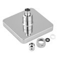 thumbnail image 2 of LED Shower Head,6 Inch Square Rain LED Sprinkler Color Changing Shower Head Smooth Operation, 2 of 8