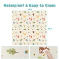 thumbnail image 4 of Foldable Baby Play Mat, Safe Foam 47x47 in Waterproof Cute Playmat for Babies and Toddlers Indoor and Outdoor, 4 of 8