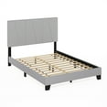 thumbnail image 5 of Furinno Lucy Geometric Design Headboard Bedframe, 12PC Slat Style, Glacier, Full, 5 of 6