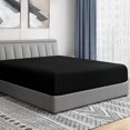 thumbnail image 3 of Swift Home  Double Brushed Microfiber 18-21-Inch Extra-Deep Pocket Single Fitted Sheet Twin XL - Navy, 3 of 5