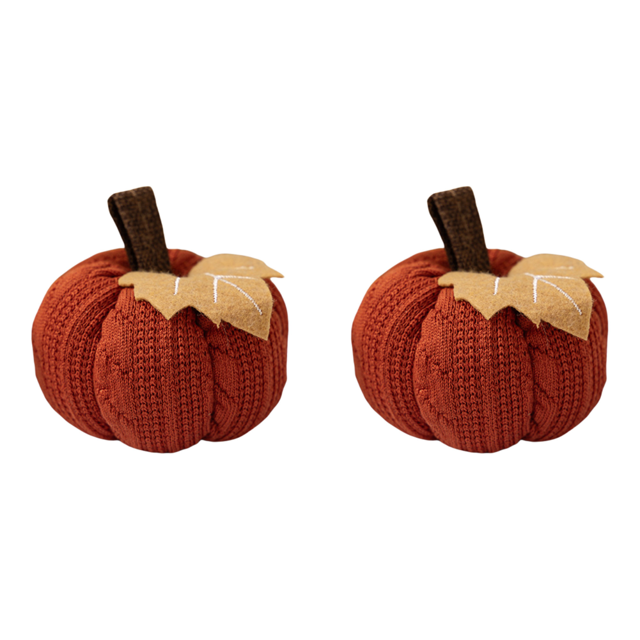 Calabazas Ganchillo Adorno Calabaza Tejido para Acción Gracias () Naranja