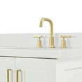 thumbnail image 5 of Ariel Taylor 66 Inch Double Rectangle Sink Bathroom Vanity With Carrara White Quartz Countertop 1.5 Edge In White, 5 of 11