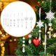 thumbnail image 1 of Adornos de Copos de Nieve Navideños Colección de Decoraciones para árboles de Navidad Colgantes Decorativos para árboles de Navidad para Fiestas de In Claro, 1 of 8