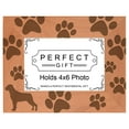 thumbnail image 1 of ThisWear Dog Lover Gift Rottweiler Paw Prints Wood Laser 4x6 Landscape Picture Frame, 1 of 2