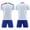 White, variant on felwors Kids Soccer Jersey Set Training Team Uniform Shirt and Shorts(11-12 Years,Sky Blue)