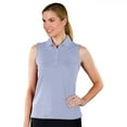 thumbnail image 1 of Monterey Club Women's Solid Sleeveless Golf Polo Shirt #2063, 1 of 2