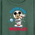 thumbnail image 3 of Mickey & Friends - Outta This World - Women's Lightweight French Terry Long Sleeve Shirt, 3 of 5