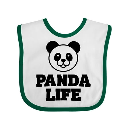

Inktastic Panda Life Gift Baby Boy or Baby Girl Bib