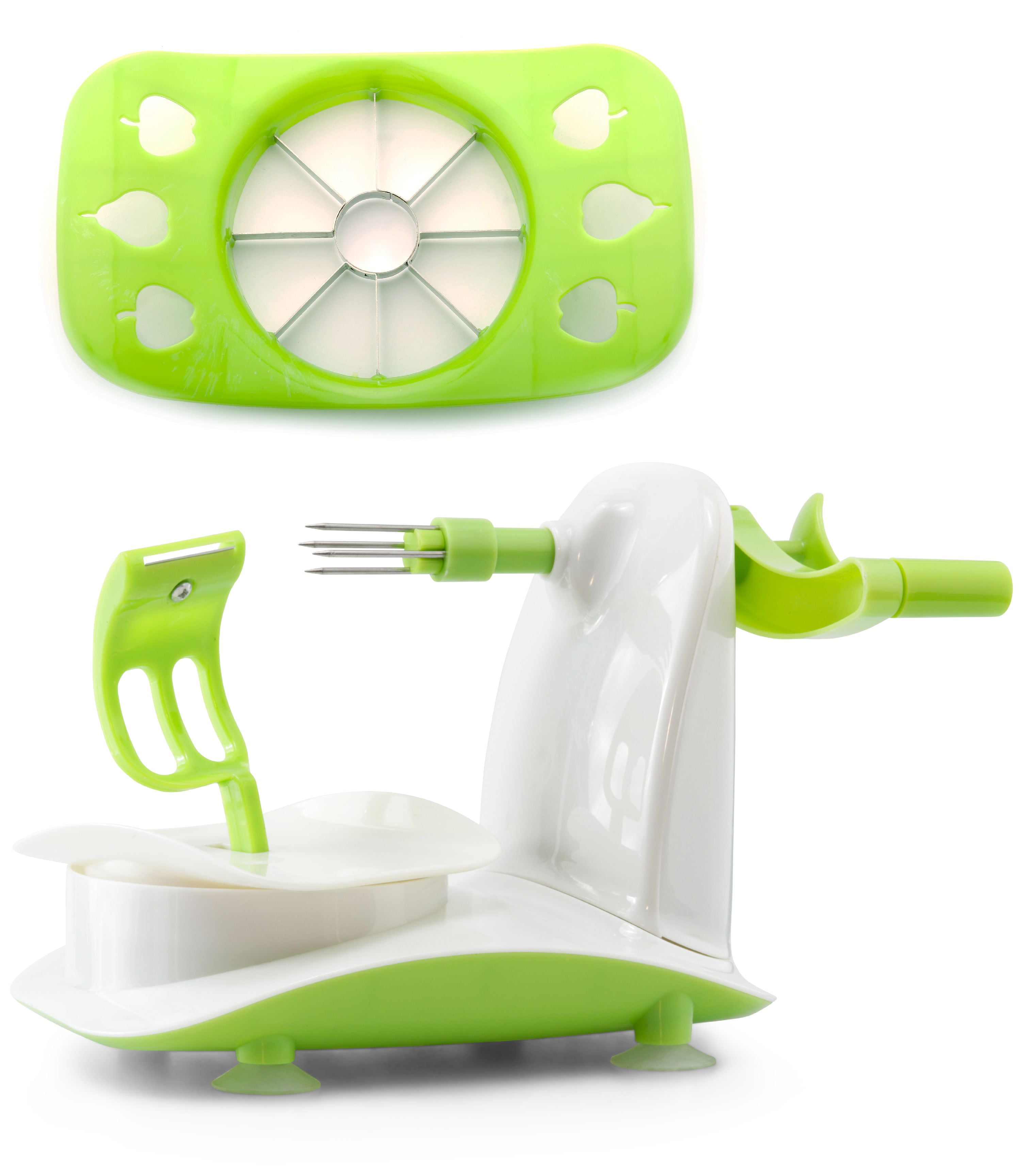 Perfect Peel White and Green Apple Peeler with Corer