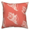 thumbnail image 2 of Creative Products Coastal Coral Shells 18 x 18 Spun Poly Pillow, 2 of 3