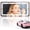 Pink, variant on Car Sun Visor Vanity Mirror - Rechargeable Makeup Mirror with 60 LEDs, 3 Light Modes & Dimmable Touch Control for Cars, Trucks, SUVs, Car Interior Accessories for Women (Pink)
