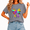1-grey, variant on Cozymy Women Cute Cartoon Halloween Tee Ghost Skull Bow Top Sweet Colorful Round-neck short-sleeved T-shirt