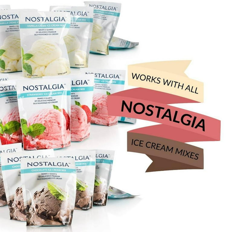 Nostalgia 1 pint ice cream maker hotsell