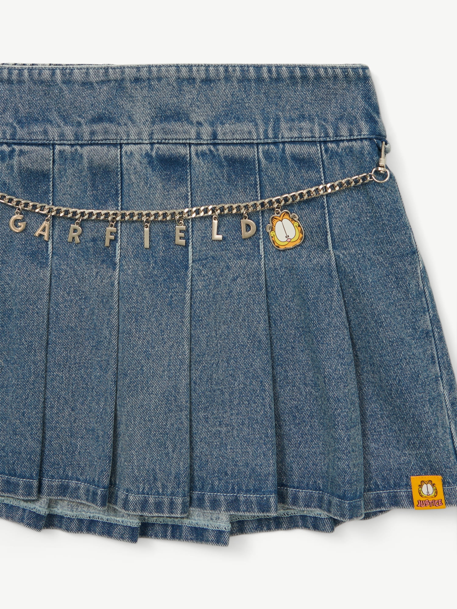 Justice x Garfield Girls Skirt with Chain, Sizes XS - XLP
