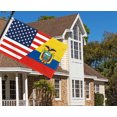 thumbnail image 4 of 3×5 FT Ecuador USA Flag, Large 150D America Ecuadorians Outdoor Banner,Double Side Printing Decor For Patio Garden With Brass Gromment, 4 of 5