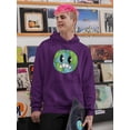 thumbnail image 2 of Worried World Toon Style Hoodie Men -Image by Shutterstock, Male 3X-Large, 2 of 4