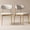 Oak+Beige, variant on PAPROOS Dining Chairs Set of 2, Solid Ash Wood Upholstered Dining Room Chairs with Curved Back, Mid Century Modern Kitchen Chairs with Wood Legs, Japandi Style Kitchen Side Chairs, 330 Lbs, Oak