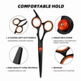 thumbnail image 4 of Professional Haircutting Scissor Set, All Blue, 4 of 6