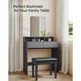 thumbnail image 4 of Banco de piano SONGMICS, cojín acolchado con almacenamiento negro ULPB55H, 4 of 7