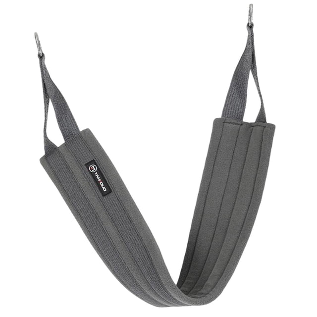 Correa de eslinga para , pilates, accesorios suaves para aéreo, ayuda para estiramientos anchos Gris