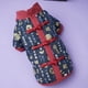 thumbnail image 3 of Ropa de perro ropa para mascotas brillante en color traje tang traje chino año nuevo estilo múltiples estilos elegante pomerania maltés schnauzer oscuro azul s kenally PT000712-12, 3 of 7
