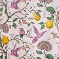 thumbnail image 6 of Topfinel Fancy Hummingbird Patterned Curtain,Pink Curtains for Living Room, Thermal Insulated Blackout Curtains for Bedroom, Floral Vintage Lemon Curtains 96 inch Length 2 Panels Set, 6 of 11