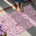 thumbnail image 4 of Pioneer Flower Floral Print Pattern Door Rugs,Washable Non Slip Door Mats Indoor,Decorative Door Mats,Entry Mat Indoor for Entrance,Bedroom,Kitchen,Bathroom,20"x32", 4 of 6