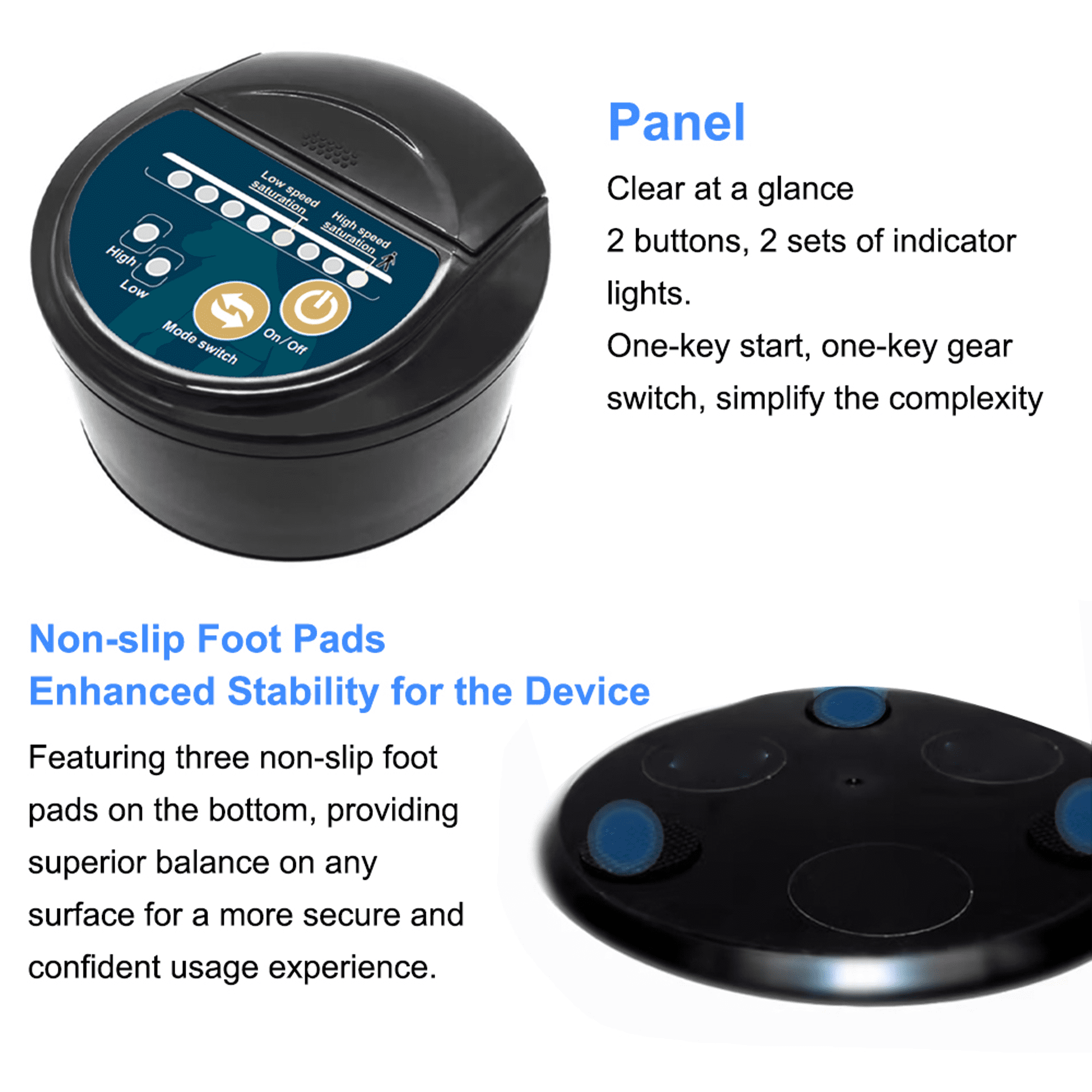 Vibeat Electric Enema Kit 1L, Smart Pressure Control, Dual-Flow Colon Cleanse, 2 Disposable Hoses, Constipation Relief, Home Use Portable Wellness Device