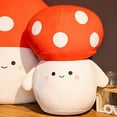 thumbnail image 4 of Adorable juguete de peluche en forma de hongo, suave adorno de almohada para sala de estar y dormitorio. Estilo B, 4 of 9