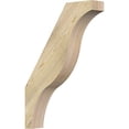 thumbnail image 2 of Ekena Millwork BRC04X20X28FST00RDF Genouillère Funston Rough Sawn 4"W x 20"D x 28"H, Douglas Sapin, 2 of 4