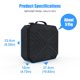 thumbnail image 3 of Transporte Accesorios De Viaje Estuches Para Gafas Vr De Doble Cremallera Estuches Gruesos Ligeros A La Moda Con Asas Bolsa De Almacenamiento Kearding HA039416-01, 3 of 6