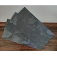 thumbnail image 6 of Dundee Deco Veneer Wall Panels, Peel and Stick DIY Slate Stone Finish Tiles for Wall or Backsplash, Made with Real Stone in Black Steel, Single Panel, Covers 1.9 sq ft, 6 of 7
