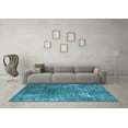 thumbnail image 3 of Ahgly Company Indoor Rectangle Oriental Light Blue Industrial Area Rugs, 5' x 7', 3 of 4
