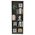 thumbnail image 4 of JERFIT 4 Tier Bookshelf, Industrial Bookcase with Storage Shelves for Living Room, Home Office, Study, Brown and Black, 4 of 7