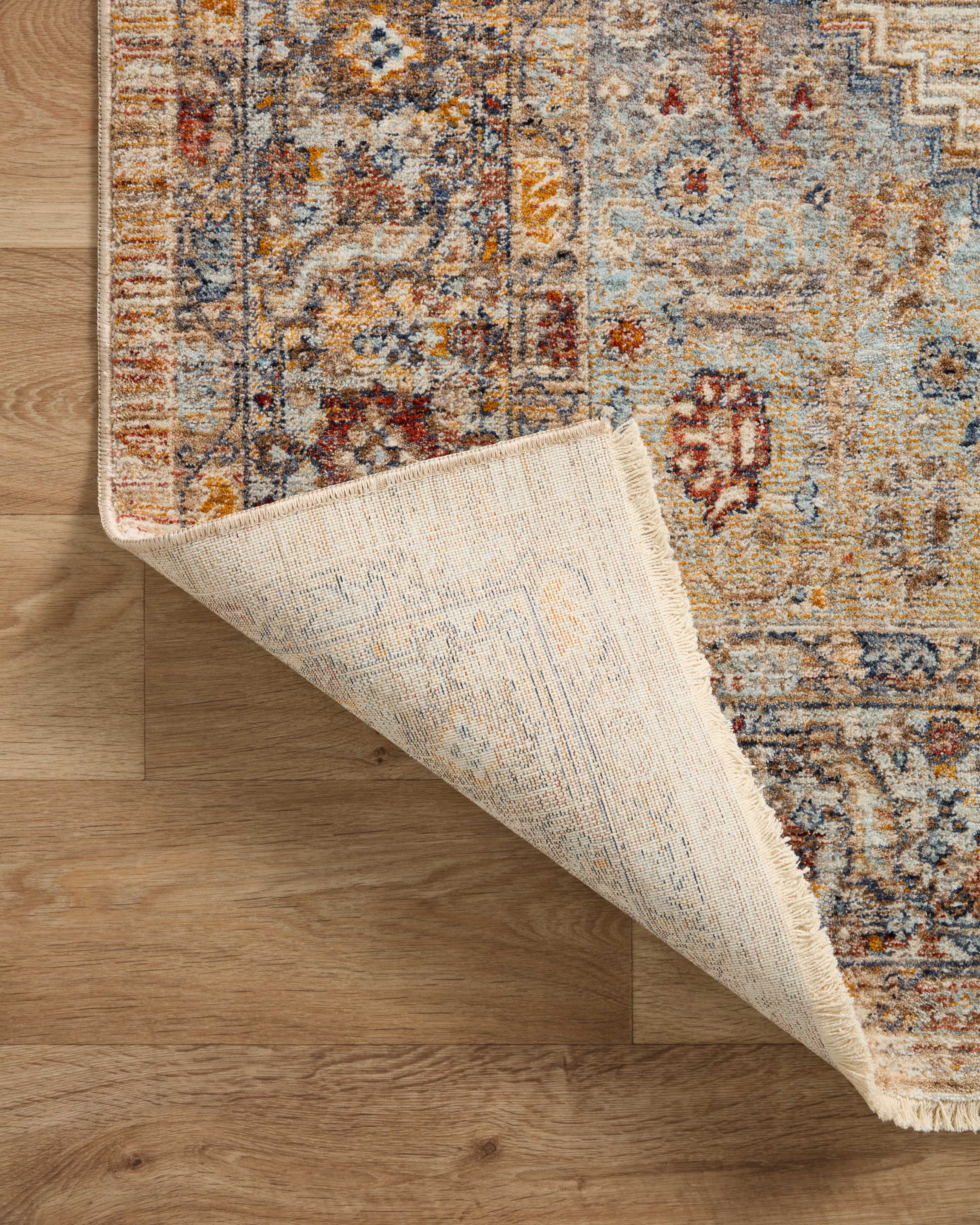 Loloi Sorrento Multi / Sunset 3'-11" x 3'-11" Round Area Rug