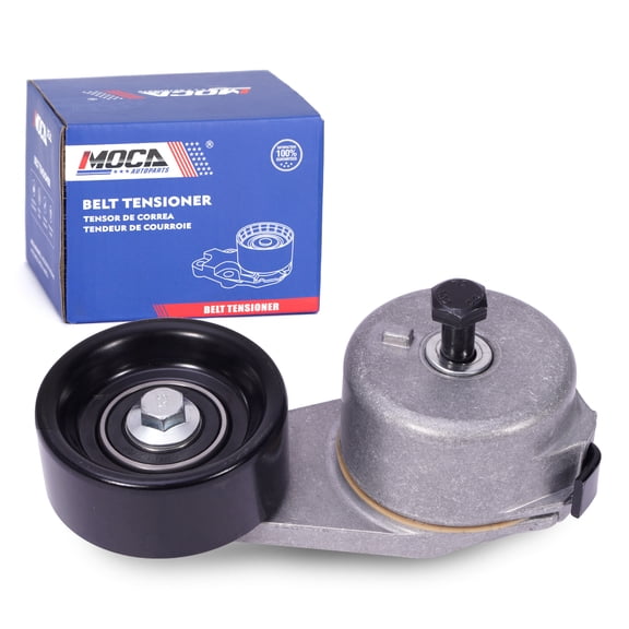 MOCA AUTOPARTS Belt Tensioner Assembly w/Pulley for 1998-2000 Ford F-100 Ranger 2.5L & 1998-2001 Mazda B2500 2.5L