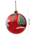 thumbnail image 3 of Christmas Ornaments Tree Decorations, 12PCS Shatterproof Plastic Christmas Ball Ornaments Set, 3.1 Inch Decorative Hanging Ornament Bulk for Xmas Holiday Wedding Party Decor, 3 of 9