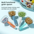thumbnail image 5 of Koiauber Dog Food Scoop Multi Purpose Plastic Pet Food Measuring Cup with Long Handle Sealing Clip for Dogs Cats Birds Food, 5 of 8