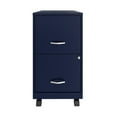 thumbnail image 3 of 18" 2 Drawer Mobile Smart Vertical File Cabinet, Navy, 3 of 4