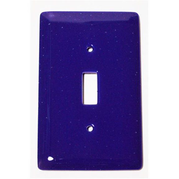 Aquila Art Glass WP1030-1GS Deep Cobalt Blue 1 Gang Switch