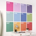 thumbnail image 2 of Pen & Gear Monthly Large (15" x 19") Rainbow Undated Calendar, 2 of 8