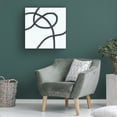 thumbnail image 3 of Canvas Wall Art - Line and Brush 'Single Wanderings 2' Wall Art for Living Room, Bedroom, or Office Décor by Trademark Fine Art - 14 x 14 Inches, 3 of 4