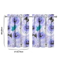 thumbnail image 4 of Set of 2 Halloween Caf Curtains with Ghost and Skull Pattern, Gothic Rod Pocket Tier Curtains for Farmhouse Kitchen 27.5x36in(70x90cm) Kitchen Curtains, 4 of 4