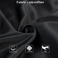 thumbnail image 3 of Lorviah Satin Body Pillowcase, Ultra Soft & Breathable 20"x54" Cover for Hair & Skin, Hypoallergenic, Hidden Zipper Closure, Black, 3 of 5