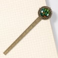 thumbnail image 4 of Tropical plants Handcrafted Lace Bookmark in Antique Bronze - Gift for Readers and Book Lovers, 4 of 5