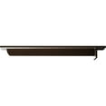 thumbnail image 4 of Ekena Millwork 3"W x 18"D x 2"H Heaton Hidden Support Steel Bracket w/ 14" Support Depth, Hammered Dark Bronze, 4 of 11