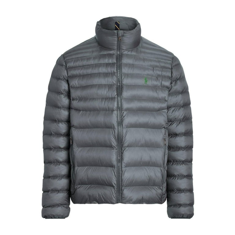 Polo Ralph Lauren Men's Packable Quilted Jacket - Charcoal Grey