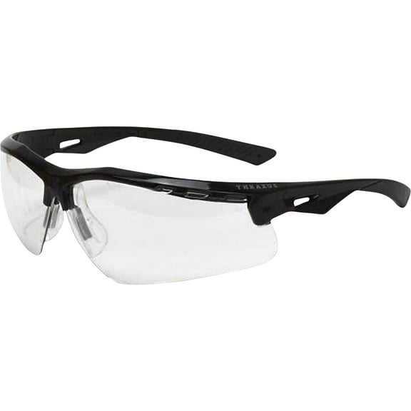 Radians TXC1-10CS: Thraxus Safety Eyewear, Black / Clear